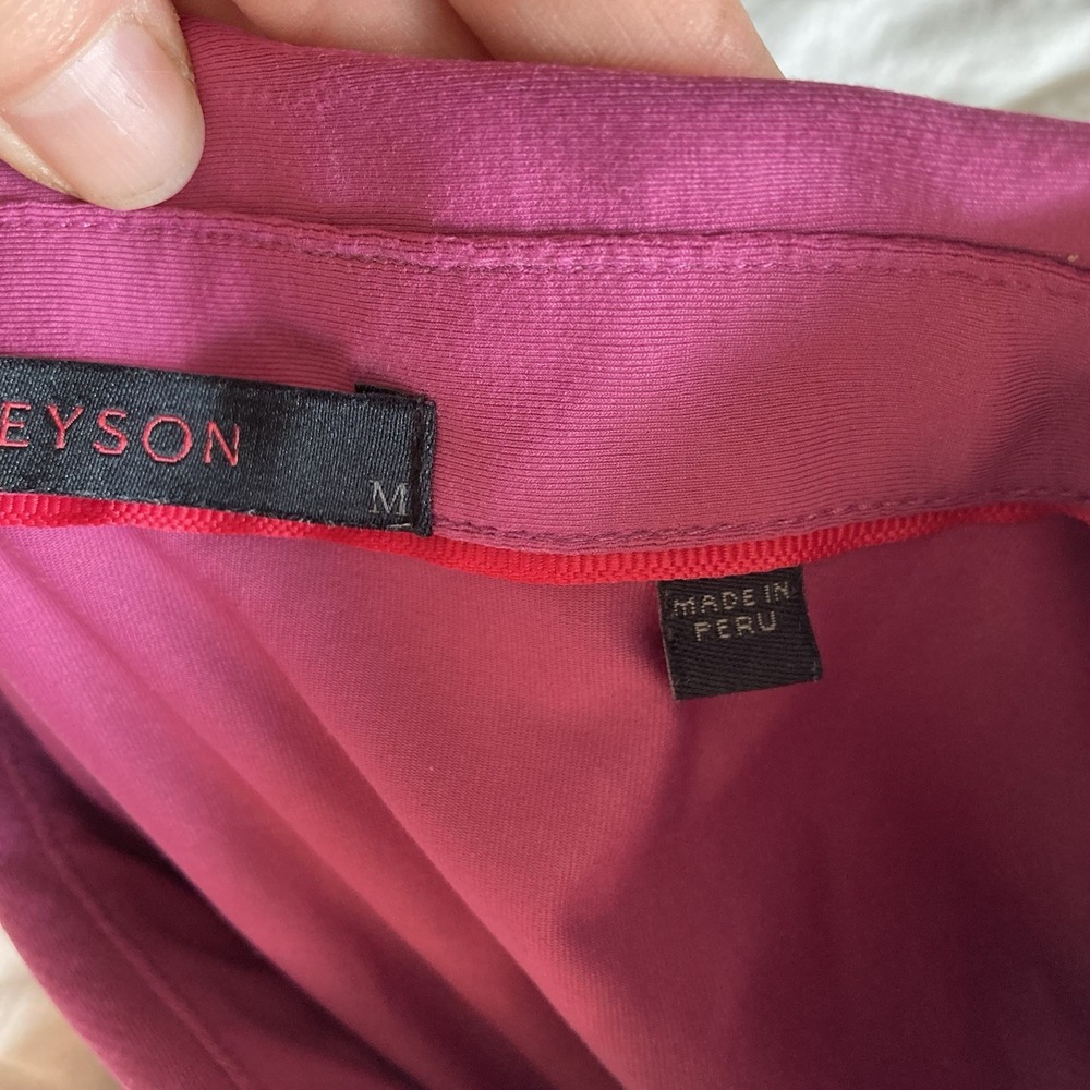 Greyson Scarlett Performance Golf Polo Womens M Pink SS Stretch Sporty Athletic - Picture 7 of 13